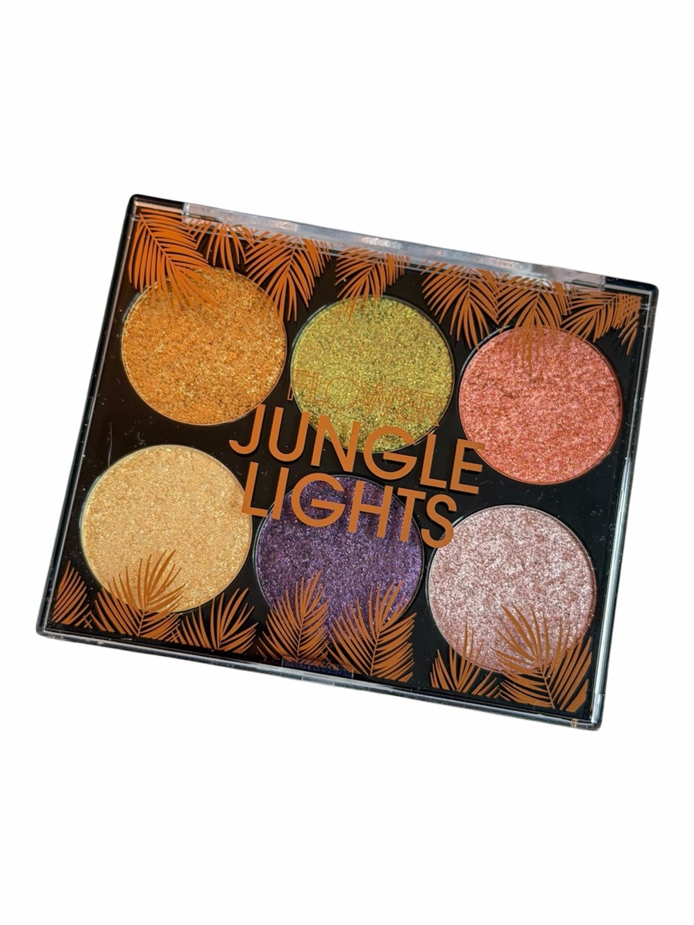 FLOWER Beauty Jungle Lights 6 pan Shimmer Shadow Palette Drew Barrymore NEW